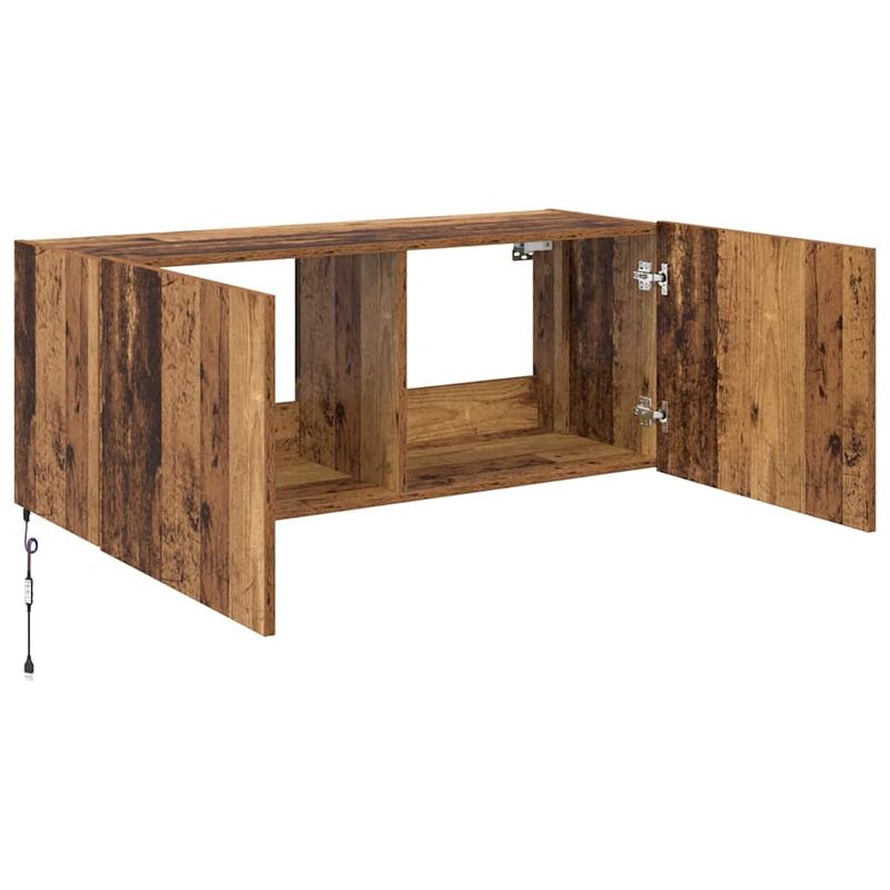 Casa si Gradina - Mobilier - Comode si corpuri - Comode - Dulap TV de perete Lemn Vechi 100 x 35 x 41 cm Lemn compozit - Infinity.ro