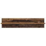 Casa si Gradina - Mobilier - Biblioteci si rafturi - Rafturi - Semele de perete cu raft 4 pcs Lemn Vechi 80 x 11,5 x 18 cm - Infinity.ro