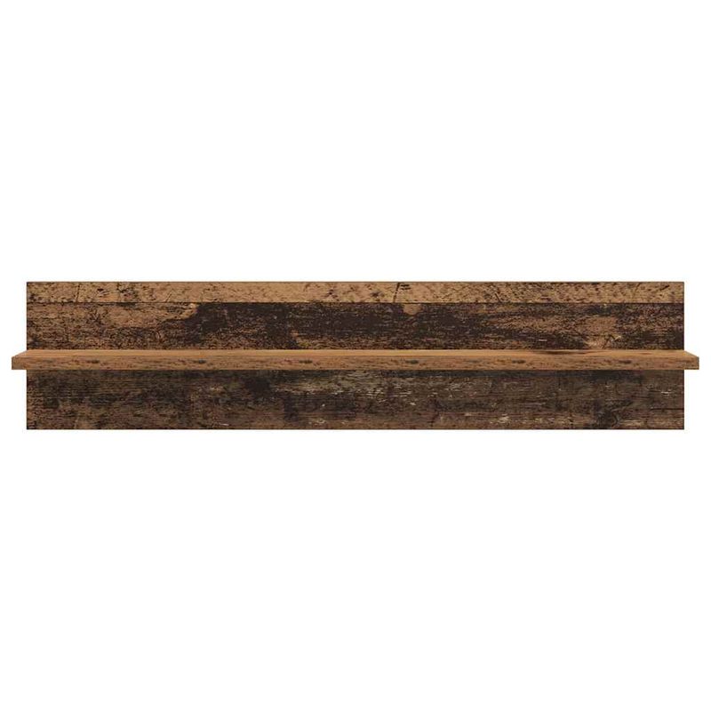 Casa si Gradina - Mobilier - Biblioteci si rafturi - Rafturi - Semele de perete cu raft 4 pcs Lemn Vechi 80 x 11,5 x 18 cm - Infinity.ro