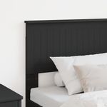 Casa si Gradina - Mobilier - Paturi si accesorii - Accesorii paturi - Tablie de pat cu dulapuri, negru, lemn prelucrat - Infinity.ro