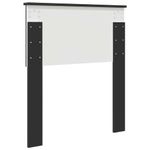 Casa si Gradina - Mobilier - Paturi si accesorii - Accesorii paturi - Tablie de pat cu dulapuri, negru, lemn prelucrat - Infinity.ro