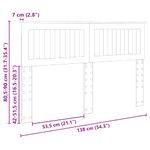 Casa si Gradina - Mobilier - Paturi si accesorii - Accesorii paturi - Tablie de pat cu depozitare, 160 cm, lemn masiv de pin - Infinity.ro