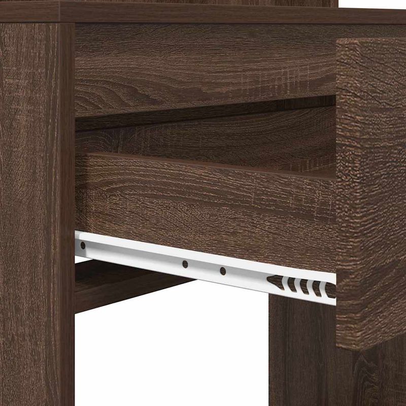 Casa si Gradina - Mobilier - Comode si corpuri - Masute de toaleta - Mese de toaleta pentru dormitor cu sertar Stejar inchis - Infinity.ro