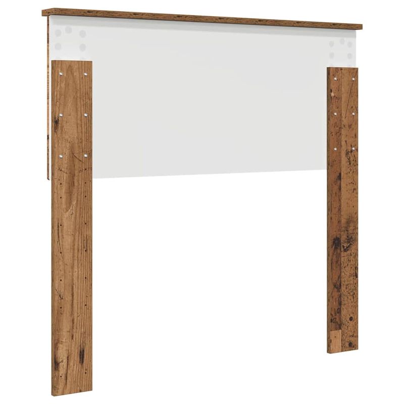 Casa si Gradina - Mobilier - Paturi si accesorii - Accesorii paturi - Tablie de pat cu aripioare gri taupe 83x23x78/88 cm textil - Infinity.ro