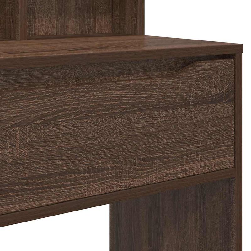 Casa si Gradina - Mobilier - Comode si corpuri - Masute de toaleta - Mese de toaleta pentru dormitor cu sertar Stejar inchis - Infinity.ro