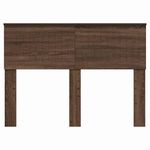 Casa si Gradina - Mobilier - Paturi si accesorii - Accesorii paturi - Tablie de pat cu aripioare, negru, 93x16x118/128 cm, textil - Infinity.ro