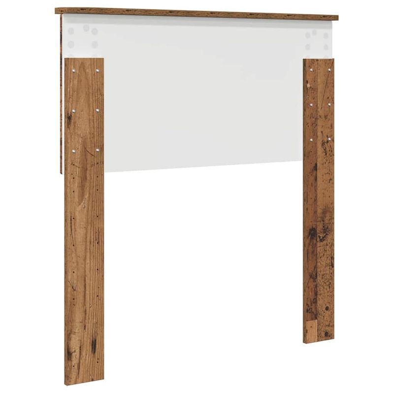 Casa si Gradina - Mobilier - Paturi si accesorii - Accesorii paturi - Tablie de pat cu aripioare gri taupe 203x16x118/128 cm textil - Infinity.ro