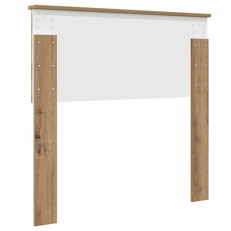 Casa si Gradina - Mobilier - Paturi si accesorii - Accesorii paturi - Tablie de pat cu aripioare, albastru, 103x23x118/128 cm, textil - Infinity.ro