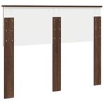 Casa si Gradina - Mobilier - Paturi si accesorii - Accesorii paturi - Tablie de pat cu aripioare, negru, 93x16x118/128 cm, textil - Infinity.ro