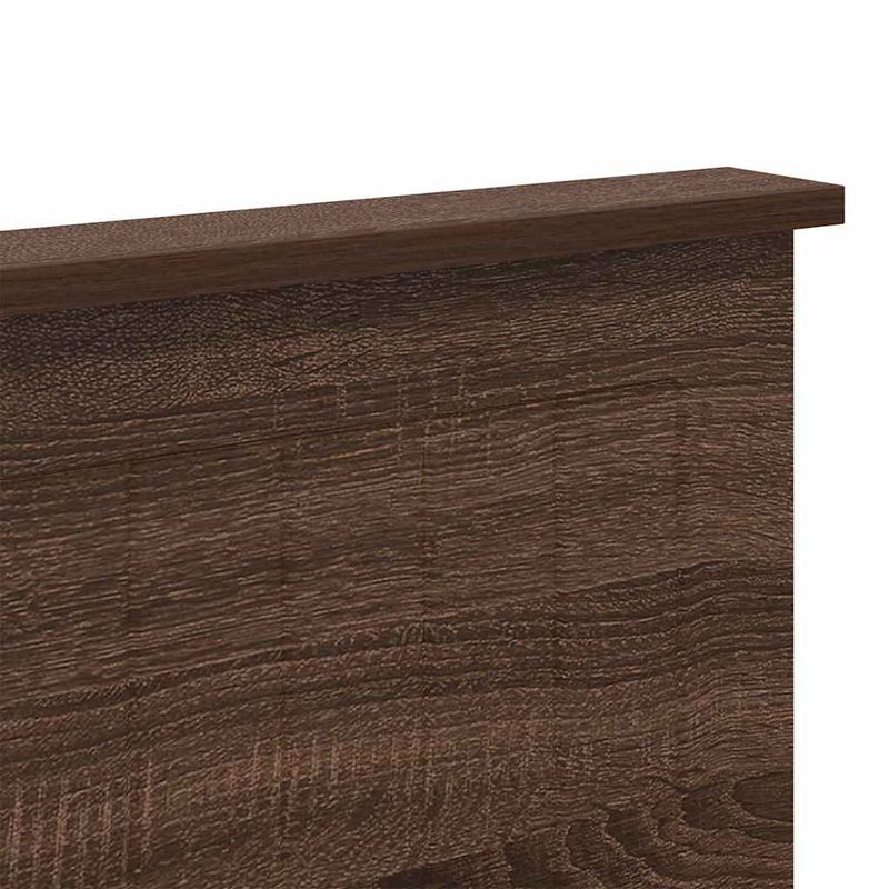 Casa si Gradina - Mobilier - Paturi si accesorii - Accesorii paturi - Tablie de pat cu aripioare, negru, 93x16x118/128 cm, textil - Infinity.ro