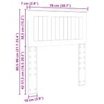 Casa si Gradina - Mobilier - Paturi si accesorii - Accesorii paturi - Tablie de pat cu aripioare, roz, 93x23x118/128 cm, catifea - Infinity.ro