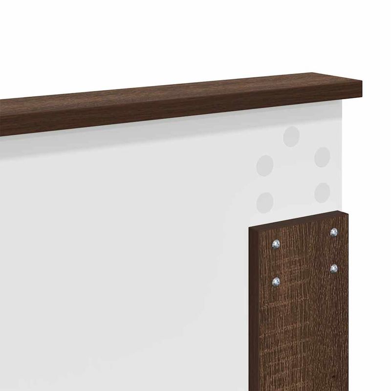 Casa si Gradina - Mobilier - Paturi si accesorii - Accesorii paturi - Tablie de pat cu aripioare, negru, 93x16x118/128 cm, textil - Infinity.ro