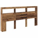 Casa si Gradina - Mobilier - Paturi si accesorii - Accesorii paturi - Tablie de pat cu LED, albastru inchis, 203x16x78/88 cm, catifea - Infinity.ro