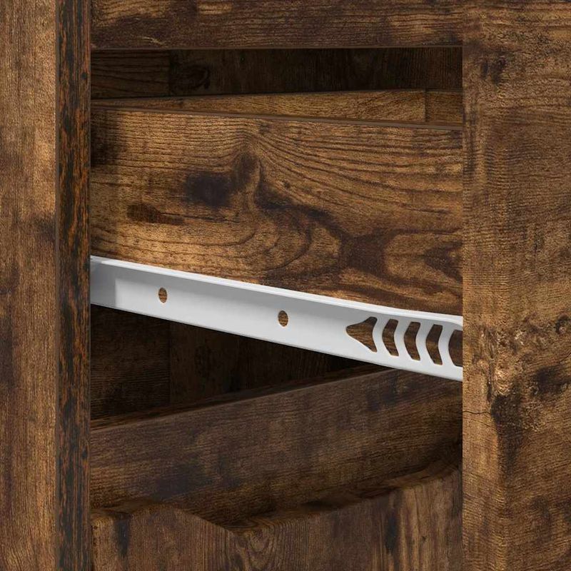 Casa si Gradina - Mobilier - Mobilier baie - Corpuri baie - Dulap de Baie Stejar fumuriu 30,5 x 30 x 101 cm Lemn compozit - Infinity.ro