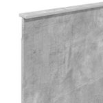 Casa si Gradina - Mobilier - Paturi si accesorii - Accesorii paturi - Tablie de pat cu nasturi, gri inchis 100 cm catifea - Infinity.ro
