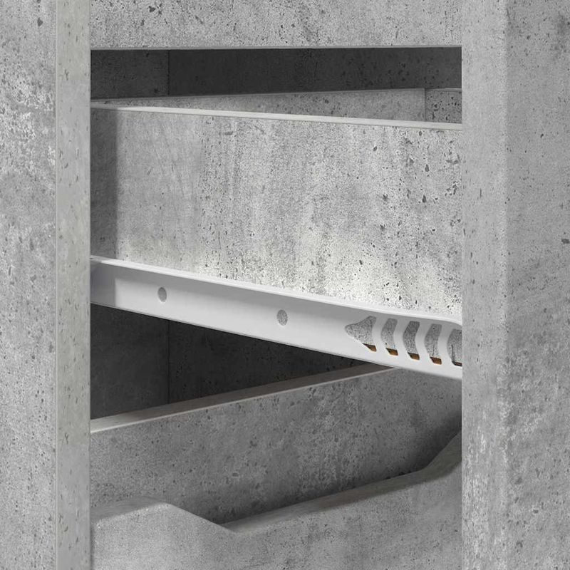 Casa si Gradina - Mobilier - Mobilier baie - Corpuri baie - Dulap de Baie Gri din beton 30,5 x 30 x 101 cm Lemn compozit - Infinity.ro