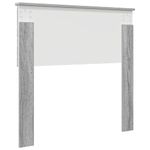 Casa si Gradina - Mobilier - Paturi si accesorii - Accesorii paturi - Tablie de pat cu aripioare gri deschis 83x16x78/88 cm textil - Infinity.ro