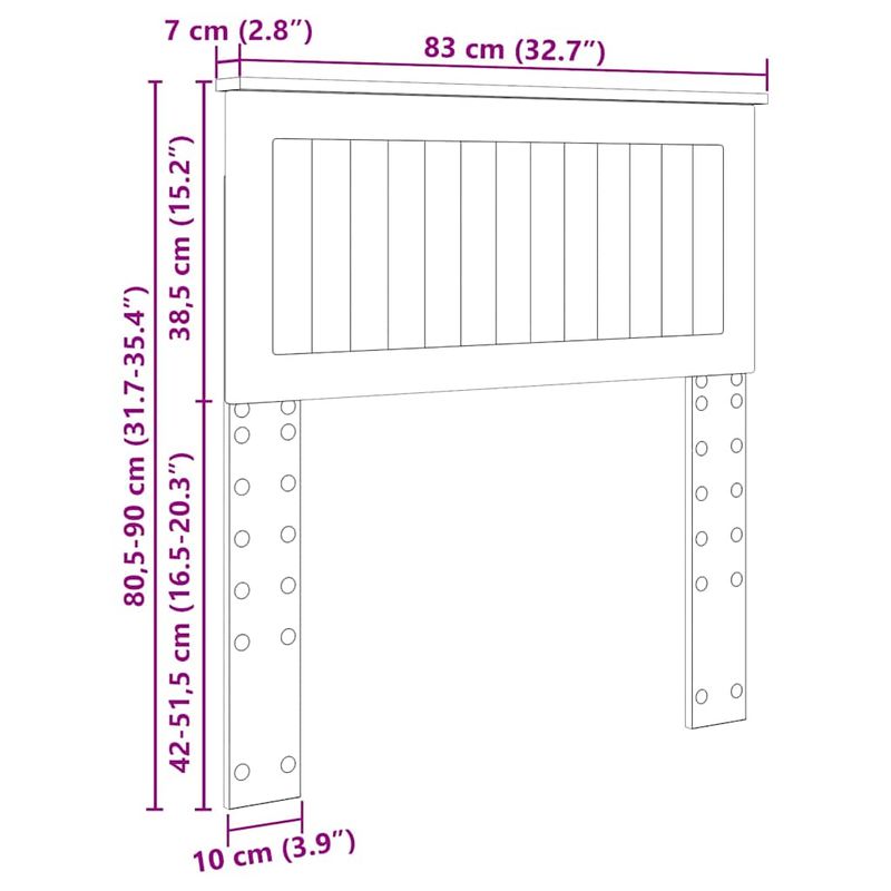 Casa si Gradina - Mobilier - Paturi si accesorii - Accesorii paturi - Tablie de pat cu nasturi, gri inchis 100 cm catifea - Infinity.ro