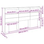 Casa si Gradina - Mobilier - Paturi si accesorii - Accesorii paturi - Tablie de pat cu LED, albastru inchis, 203x16x78/88 cm, catifea - Infinity.ro