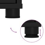 Casa si Gradina - Mobilier - Mobilier baie - Corpuri baie - Dulap de Baie cu sertar Negru 30,5 x 30 x 101 cm Lemn compozit - Infinity.ro