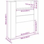 Casa si Gradina - Mobilier - Paturi si accesorii - Accesorii paturi - Tablie de pat cu LED, albastru inchis, 200x5x78/88 cm, catifea - Infinity.ro