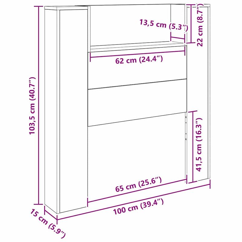 Casa si Gradina - Mobilier - Paturi si accesorii - Accesorii paturi - Tablie de pat cu LED, albastru inchis, 200x5x78/88 cm, catifea - Infinity.ro