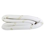 Casa si Gradina - Mobilier - Saltele si somiere - Toppere - Topper saltea Best Sleep Cool Gel,4+4 cm latex cool gel, Antialergic, husa Aloe Vera, detasabila, 80x200x8 cm - Infinity.ro