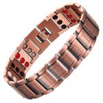 Fashion, accesorii si bijuterii - Femei - Bijuterii femei - Bratari femei - Brățară magnetică terapeutică xterra din cupru pur 99,99% cu magneți de neodim și germaniu | model vs719 - Infinity.ro