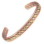 Fashion, accesorii si bijuterii - Femei - Bijuterii femei - Bratari femei - Brățară magnetică terapeutică din cupru pur 99,99% | model vs211 - Infinity.ro