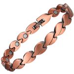 Fashion, accesorii si bijuterii - Femei - Bijuterii femei - Bratari femei - Brățară magnetică terapeutică xterra din cupru pur 99,99% | model vs556 - Infinity.ro