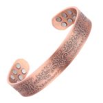 Fashion, accesorii si bijuterii - Femei - Bijuterii femei - Bratari femei - Brățară din cupru electrolitic pur 99,99% cu 6 magneți din neodim | model vs572, xterra® - Infinity.ro