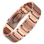 Fashion, accesorii si bijuterii - Femei - Bijuterii femei - Bratari femei - Brățară magnetică terapeutică xterra din cupru pur 99,99% cu magneți de neodim și germaniu | model vs718 - Infinity.ro