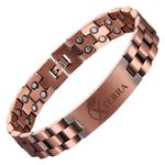 Fashion, accesorii si bijuterii - Femei - Bijuterii femei - Bratari femei - Brățară magnetică terapeutică xterra din cupru pur 99,99% cu 36 magneți de neodim | model vs714 - Infinity.ro