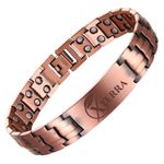 Fashion, accesorii si bijuterii - Femei - Bijuterii femei - Bratari femei - Brățară magnetică terapeutică xterra din cupru pur 99,99% cu magneți de neodim | model vs720 - Infinity.ro