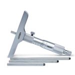 Casa si Gradina - Constructii - Scule de mana si unelte - Unelte de masurat - 3240 Micrometru mecanic de adancime, cu talpa, scala 0-150 mm, Extensii 6 PCS - 3240-150 - Infinity.ro