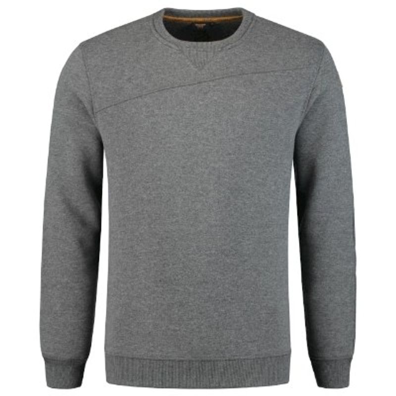 Fashion, accesorii si bijuterii - Barbati - Imbracaminte - Hanorace barbati - Hanorac pentru barbati, Premium Sweater T41, Malfini S stone melange - Infinity.ro