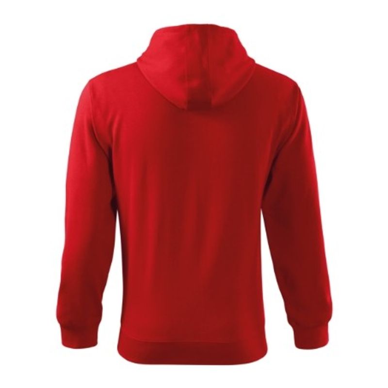 Fashion, accesorii si bijuterii - Barbati - Imbracaminte - Hanorace barbati - Hanorac pentru barbati, Trendy Zipper 410, Malfini XL roşu - Infinity.ro