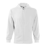 Fashion, accesorii si bijuterii - Barbati - Imbracaminte - Hanorace barbati - Hanorac pentru barbati, Trendy Zipper 410, Malfini S Alb - Infinity.ro
