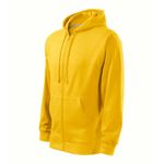 Fashion, accesorii si bijuterii - Barbati - Imbracaminte - Hanorace barbati - Hanorac pentru barbati, Trendy Zipper 410, Malfini Galben 3XL - Infinity.ro