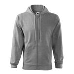 Fashion, accesorii si bijuterii - Barbati - Imbracaminte - Hanorace barbati - Hanorac pentru barbati, Trendy Zipper 410, Malfini S Gri - Infinity.ro