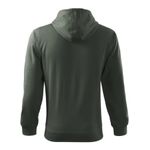 Fashion, accesorii si bijuterii - Barbati - Imbracaminte - Hanorace barbati - Hanorac pentru barbati, Trendy Zipper 410, Malfini Gri 3XL - Infinity.ro