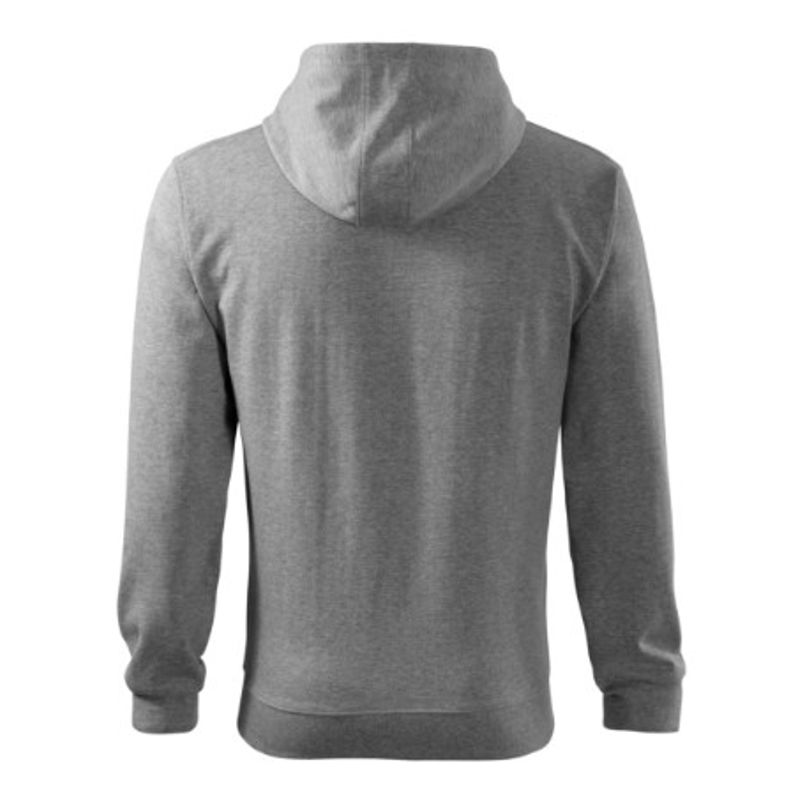 Fashion, accesorii si bijuterii - Barbati - Imbracaminte - Hanorace barbati - Hanorac pentru barbati, Trendy Zipper 410, Malfini Gri L - Infinity.ro