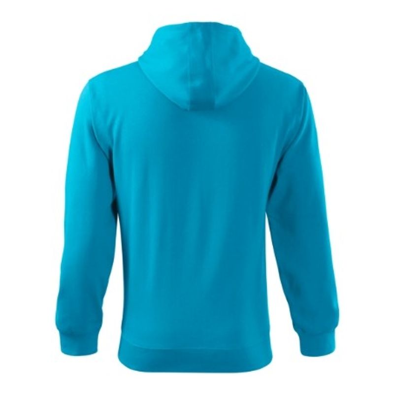 Fashion, accesorii si bijuterii - Barbati - Imbracaminte - Hanorace barbati - Hanorac pentru barbati, Trendy Zipper 410, Malfini S Turcoaz - Infinity.ro