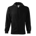 Fashion, accesorii si bijuterii - Barbati - Imbracaminte - Hanorace barbati - Hanorac pentru barbati, Trendy Zipper 410, Malfini M Negru - Infinity.ro