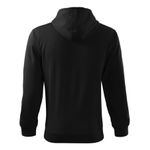 Fashion, accesorii si bijuterii - Barbati - Imbracaminte - Hanorace barbati - Hanorac pentru barbati, Trendy Zipper 410, Malfini Negru L - Infinity.ro