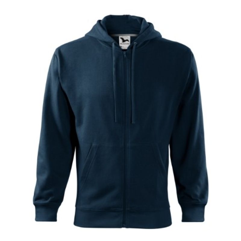 Fashion, accesorii si bijuterii - Barbati - Imbracaminte - Hanorace barbati - Hanorac pentru barbati, Trendy Zipper 410, Malfini Albastru XL - Infinity.ro