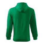 Fashion, accesorii si bijuterii - Barbati - Imbracaminte - Hanorace barbati - Hanorac pentru barbati, Trendy Zipper 410, Malfini Verde mediu 3XL - Infinity.ro