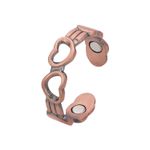 Fashion, accesorii si bijuterii - Femei - Bijuterii femei - Inele femei - Inel de Cupru Pur 99,99% cu Magneți Neodim - Model Versatil VS-R124, Mărime #9 - Infinity.ro