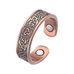 Fashion, accesorii si bijuterii - Femei - Bijuterii femei - Inele femei - Inel de Cupru XTERRA 99,99% Pur cu Magneți de Neodim - Model VS-R789, Mărime #9 - Infinity.ro