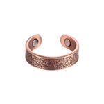 Fashion, accesorii si bijuterii - Femei - Bijuterii femei - Inele femei - Inel de Cupru XTERRA 99,99% Pur cu Magneți Neodim VS-R799, Mărimea #9, Beneficii Energetice - Infinity.ro